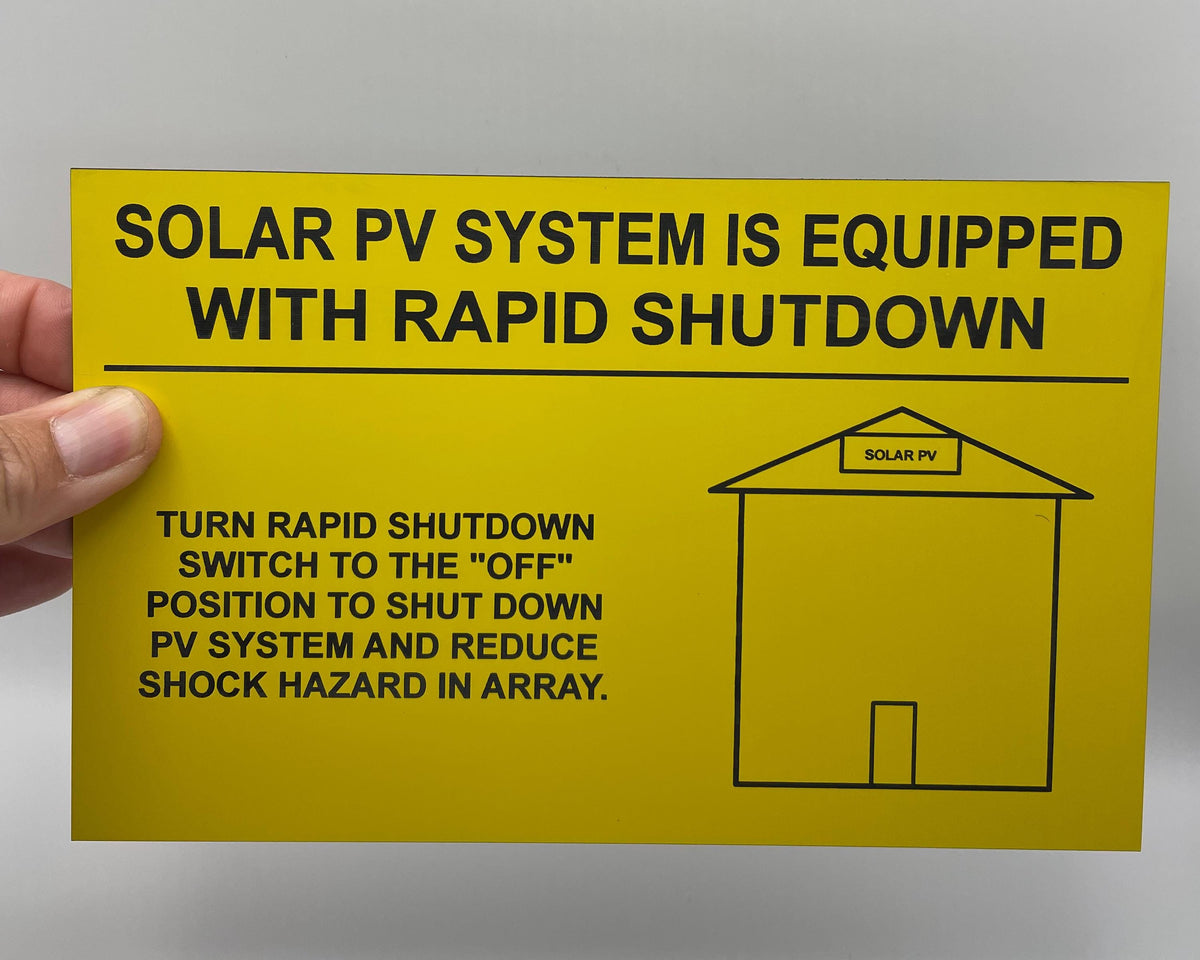 Solar PV Label Set