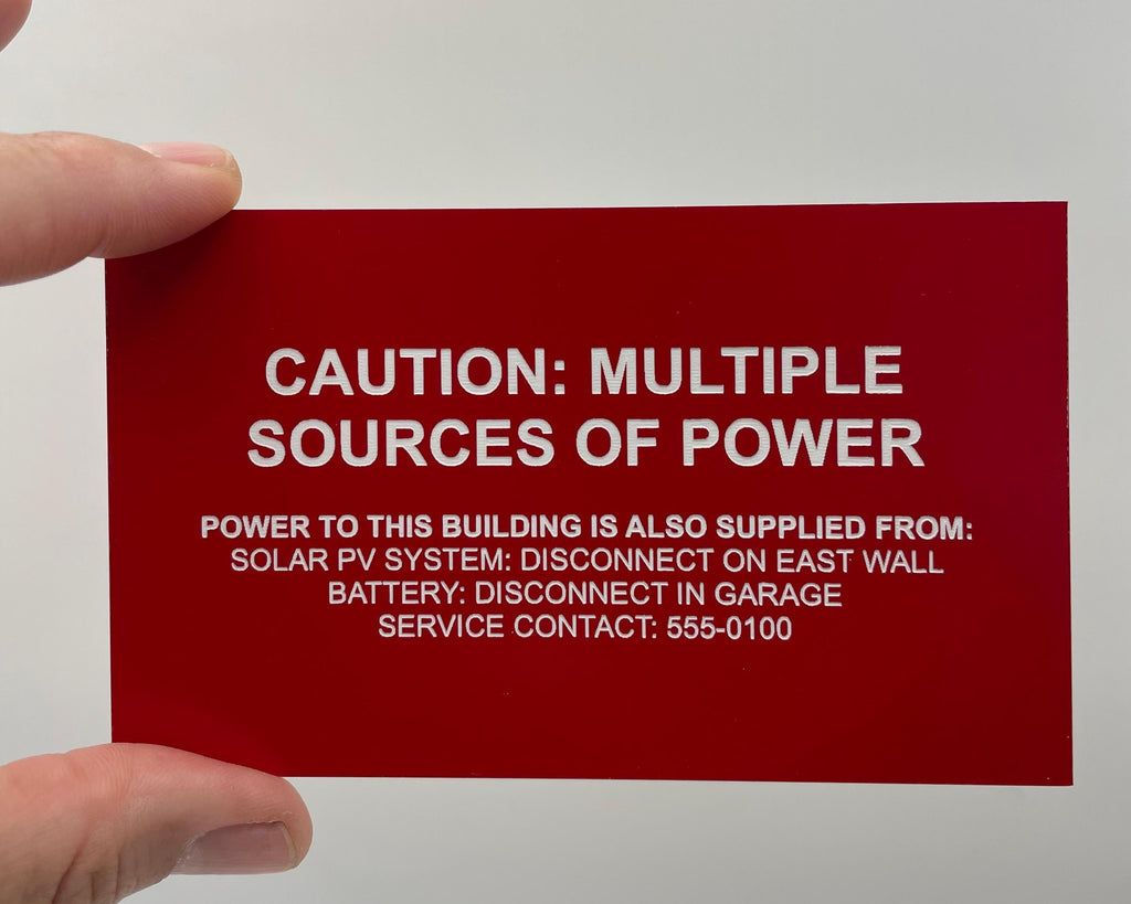 Solar PV Label Set