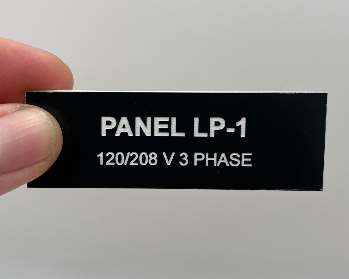 Engraved Plates by Size (1 x 3 to 4 x 6 in)