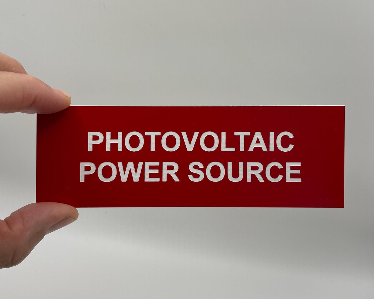 Solar PV Label Set